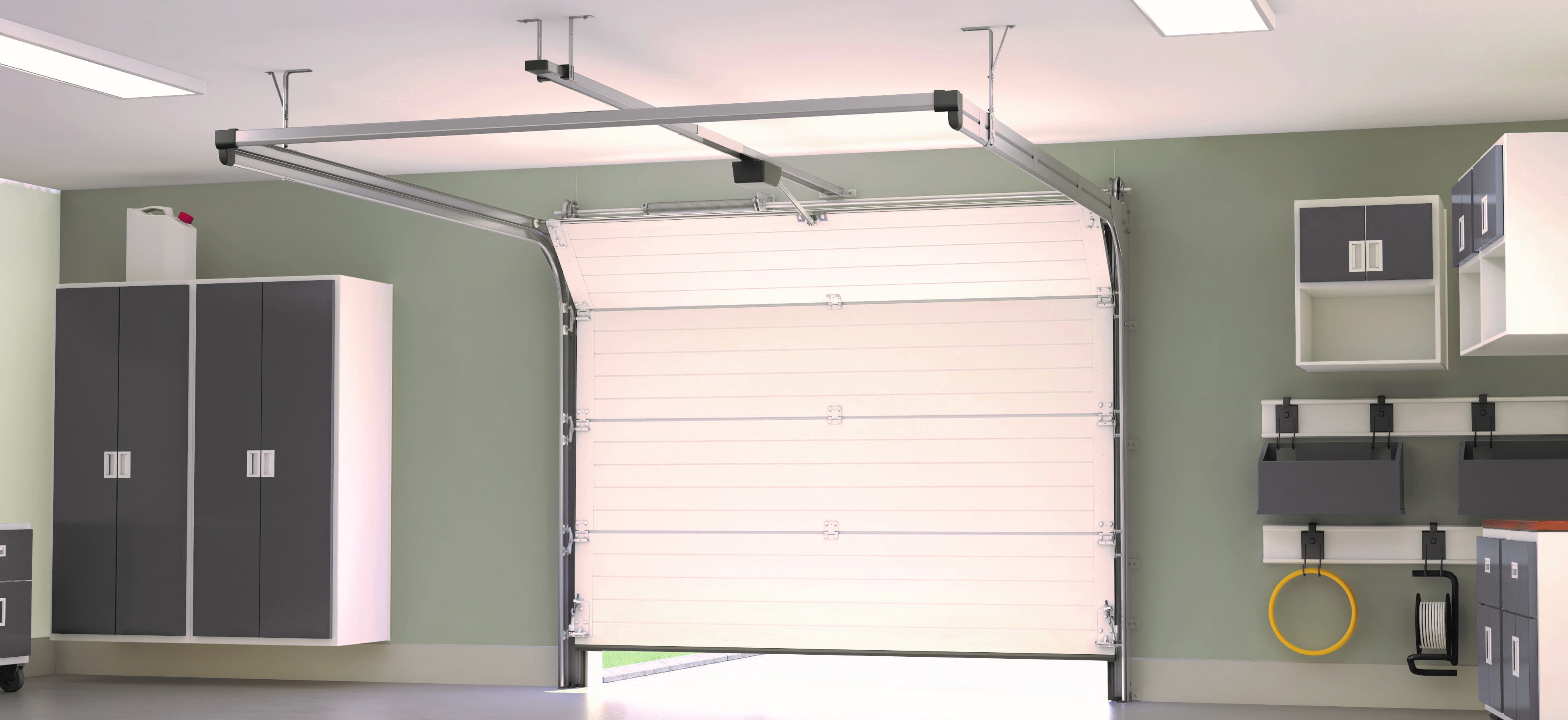Porte sectionnelle automatisée